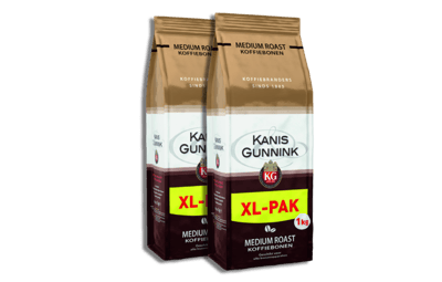 Kanis en Gunnink koffiebonen twee pakken